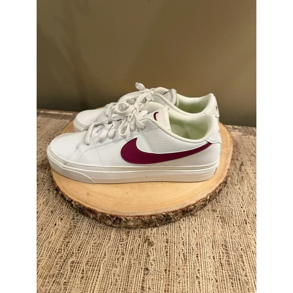 Nike Women Court Legacy Next Nature White Rosewood Sail‎ DH3161 106 Sz-9 New